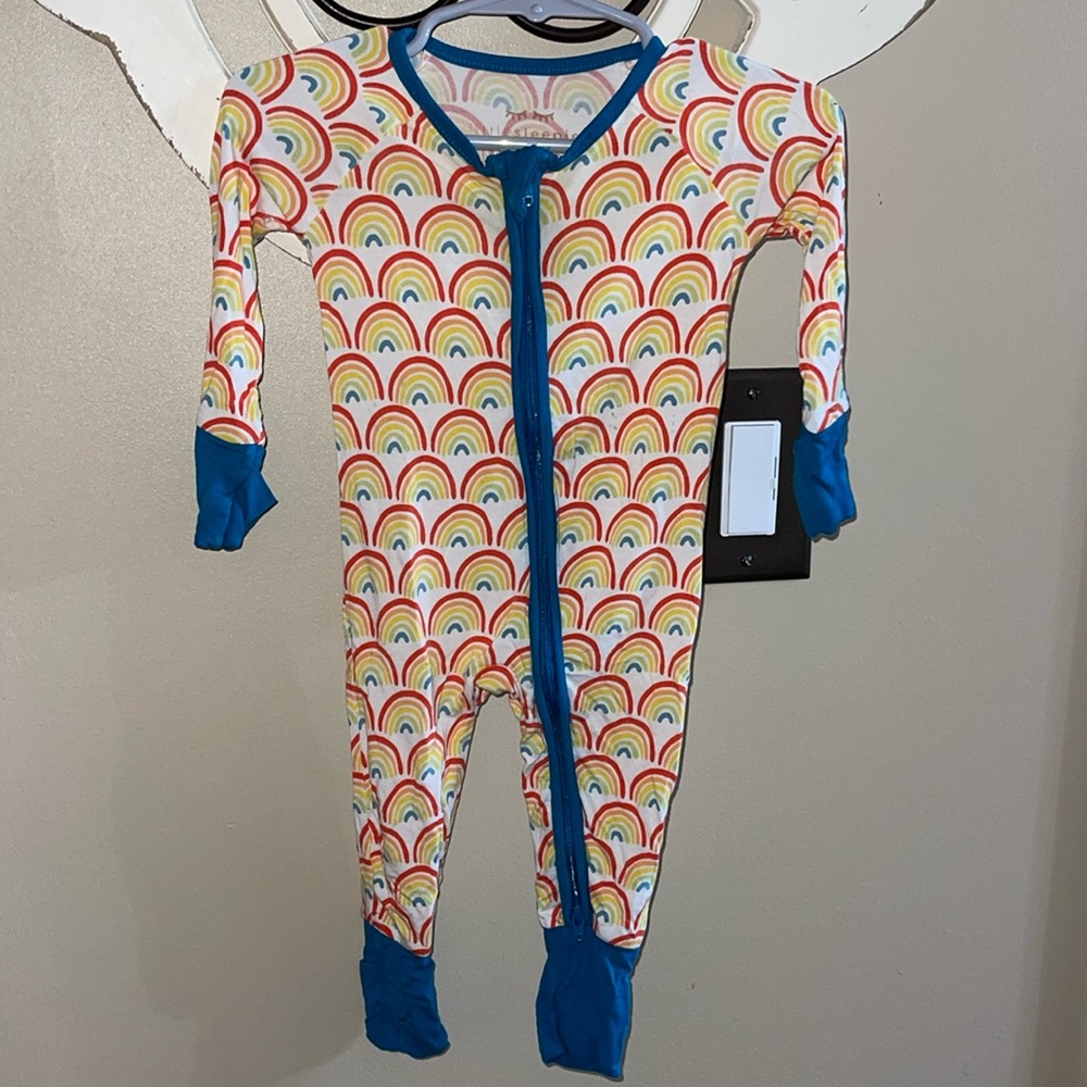 Little Sleepies Rainbow Onsie